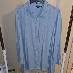 Zac & Rachel Sky Blue Blouse